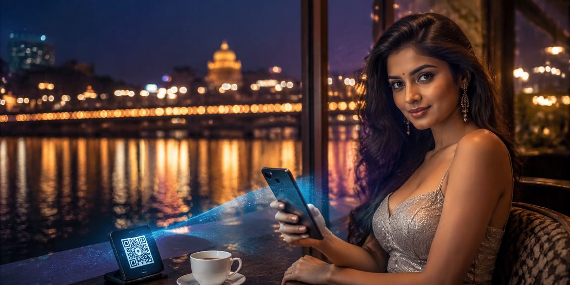 Ahmedabad riverfront mobile payment with India model